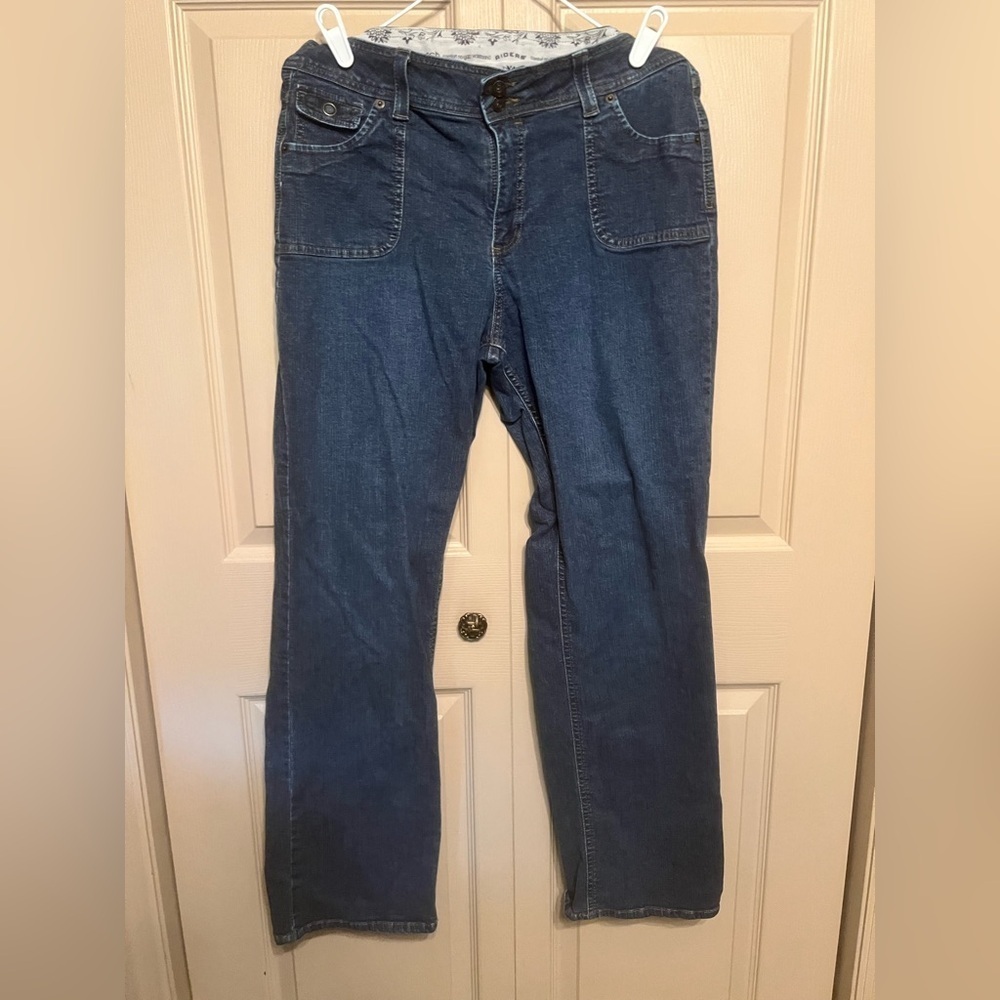 Riders by Lee Blue Straight Leg Jeans Classic Denim